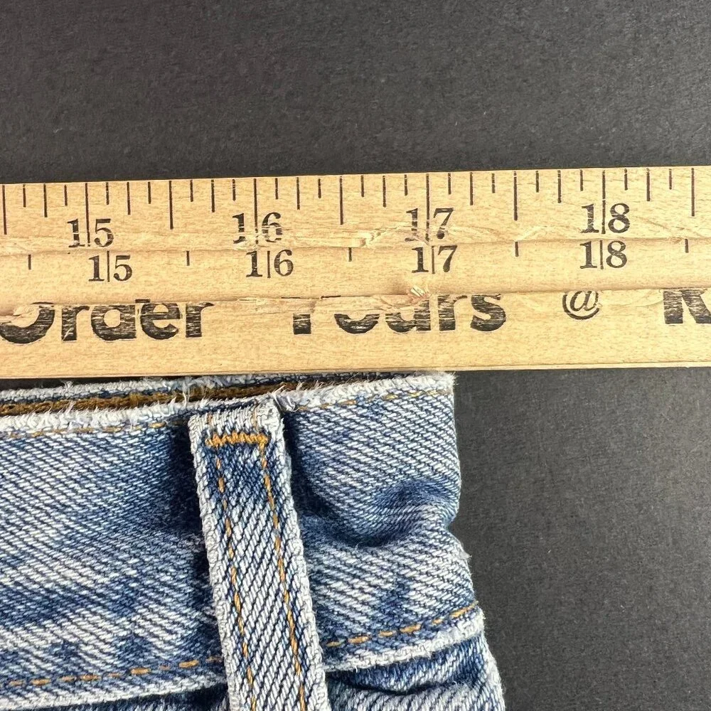 Y2K Levi's Jean Shorts Mens 34* 505 Blue Faded Cut Off Cotton Denim Jorts Tag 36